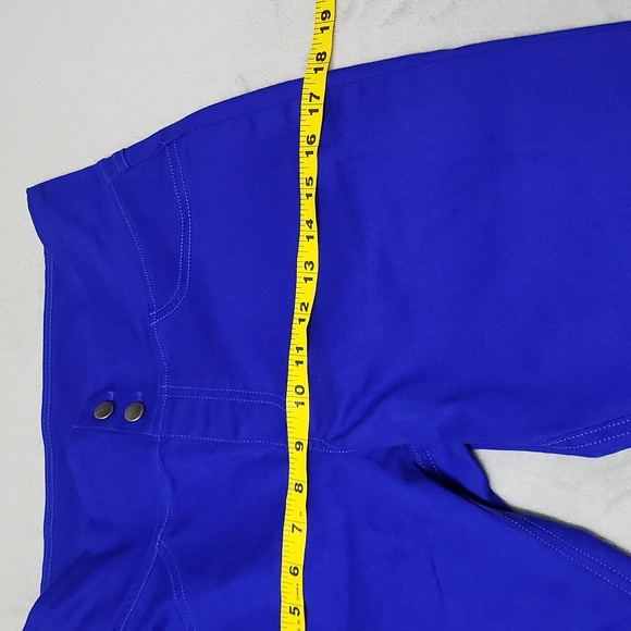 NWT HUE Royal Blue Stretch Jegging Jeans - Picture 6 of 10